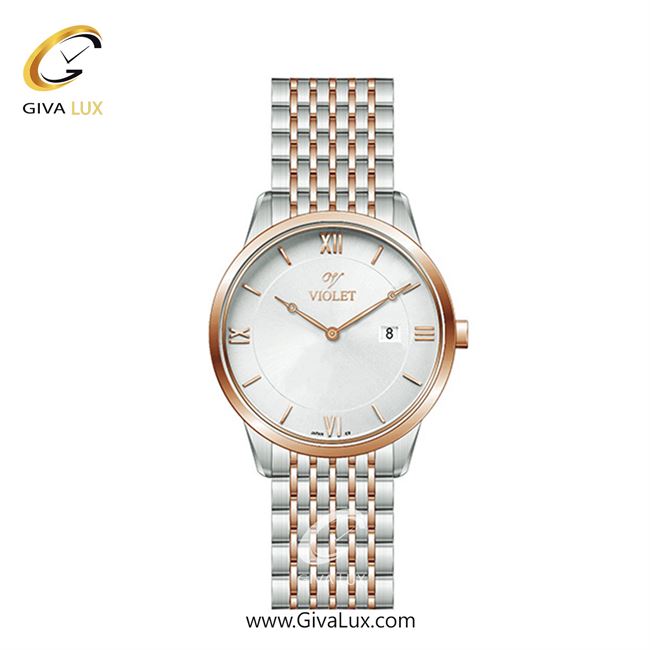 ساعت مچی اورجینال زنانه ویولت VIOLET نقره ای-رزگلد | رزگلد-نقره ای| نقره ای| کد رفرنس 0579/2